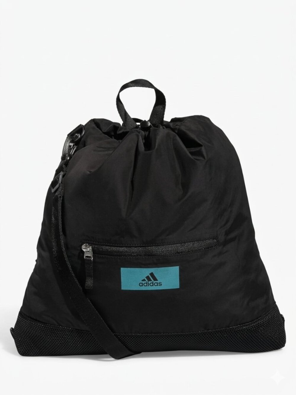 adidas Squad Convertible Crossbody Backpack Black Iridescent Logo Bag Unisex